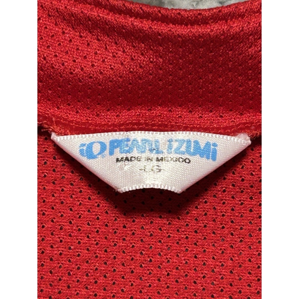 Pearl Izumi Cycling Jersey Mens Large Red Full Zip Short Sleeve Biking - Picture 8 of 13